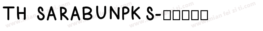 TH SARABUNPKS字体转换